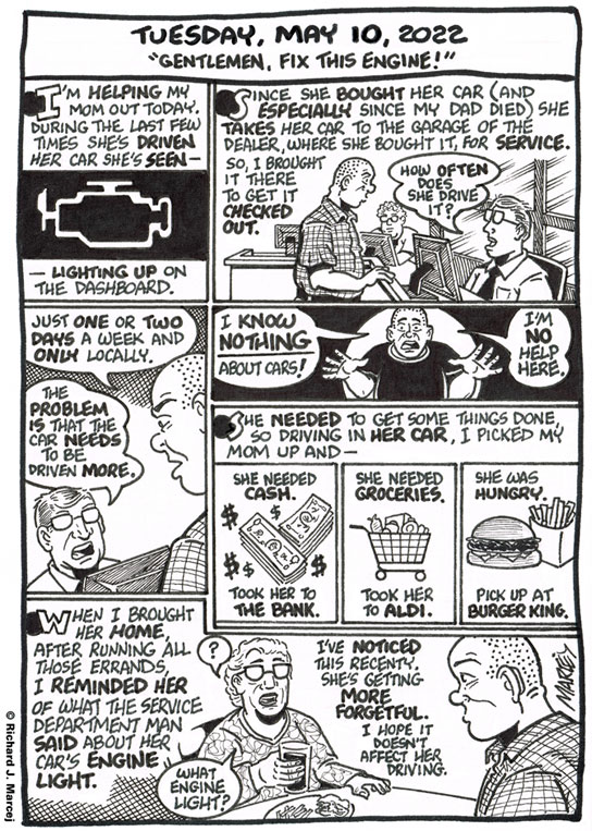 Daily Comic Journal: May 10, 2022: “Gentlemen, Fix This Engine!”